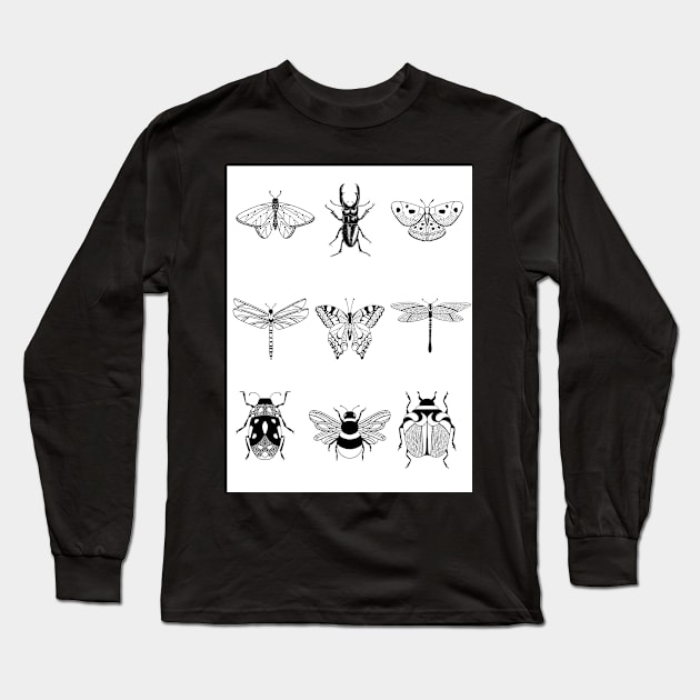 Insects Long Sleeve T-Shirt by TheBitterOrange